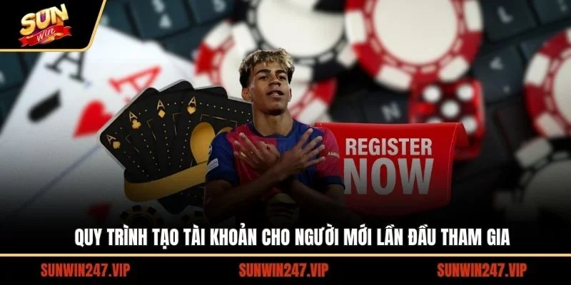 Quy trình tạo tài khoản cho người mới lần đầu tham gia